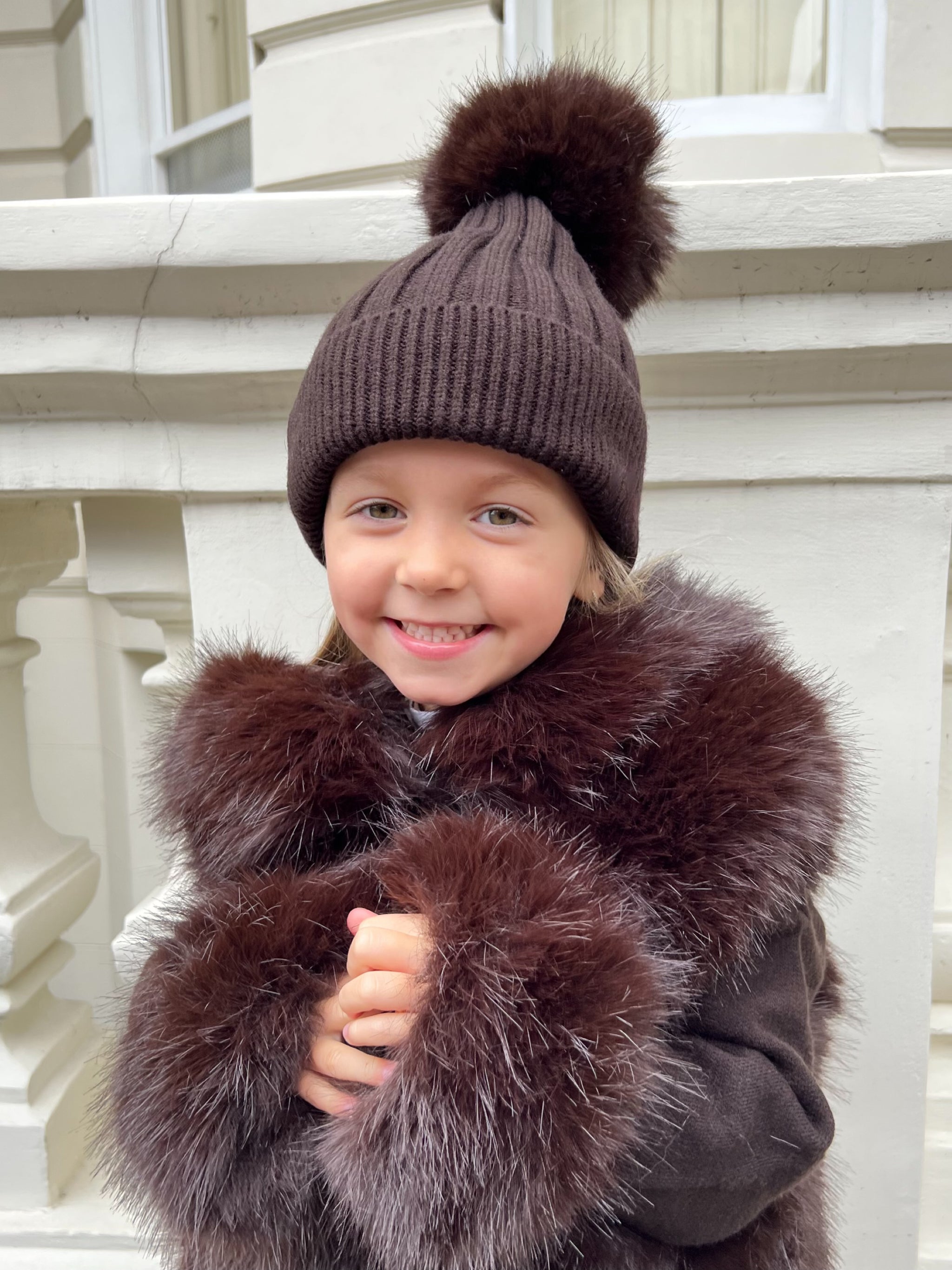 Childrens fur hats uk on sale