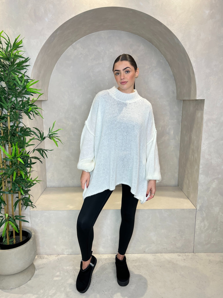 High Neck Oversize Jumper - H&L