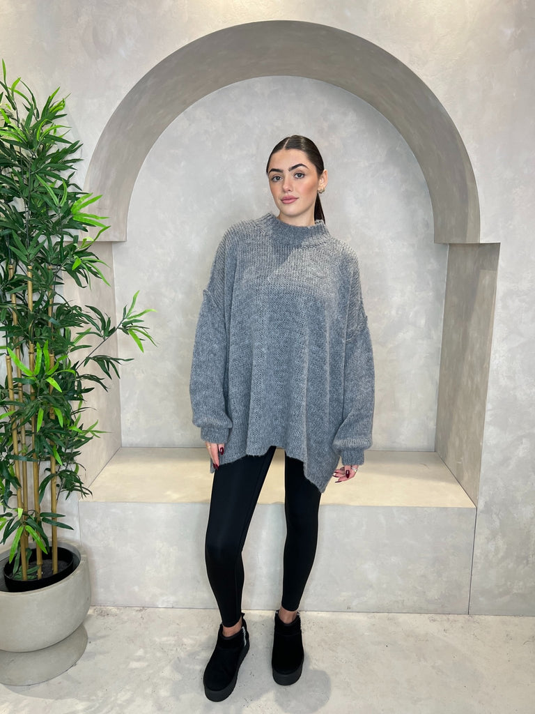 High Neck Oversize Jumper - H&L