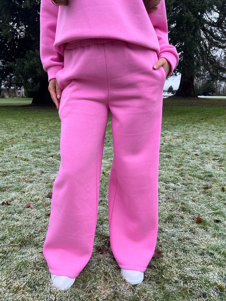 Pink Wide Leg Trousers - H&L